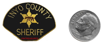 Historic Collector Inyo County CA Sheriff Lapel pin, Hat Pin Deputy Sheriff Pins