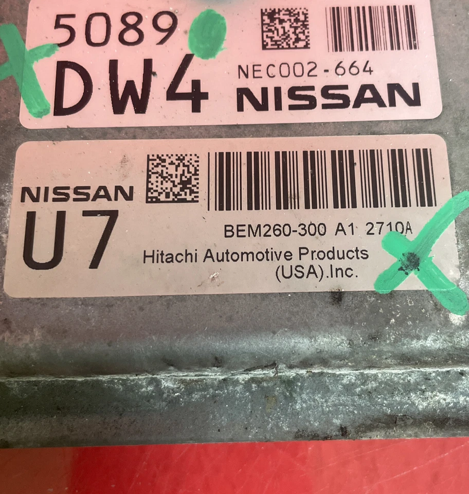2012 Nissan Sentra ecm ecu computer NEC002-664 - Image 2 of 3