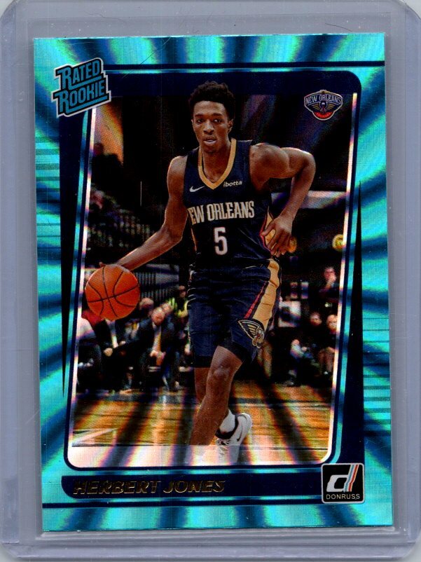 2021-22 Donruss #207 Herbert Jones Holo Teal Laser