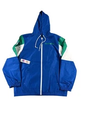 Mitchell & Ness Seattle Seahawks Windbreaker Jacket Mens XL Light Weight Zip