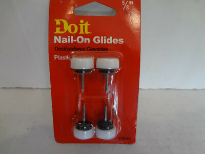 Doit Nail-On Glides 5/8'' #210188 - White (4 pcs)
