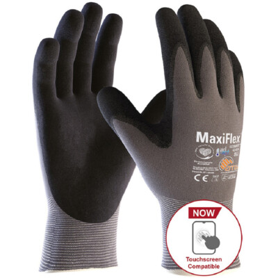 12 Paar ATG MaxiFlex Ultimate Handschuhe Nitrilschaum Arbeitshandschuh atmungsaktiv & leicht