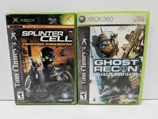 Tom Clancy Videogames (2 Pack) (Used) (Complete) (Tested & Working)
