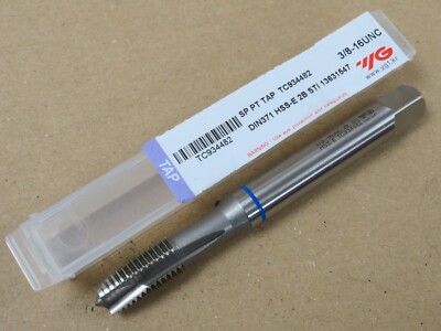 YG1 3/8'' x 16TPI UNC HSS 5% Kobalt Spiralspitze Gewinde Reparatur Maschine Gewindebohrer