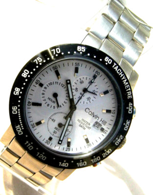 CALVIN HILL, DESING SPORT CHRONOGRAPH NEU, MULTIFUNKTION SEHR GUTER ZUSTAND & FUNKTIONEN