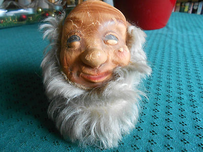 Steiff Gucki Pucki Lucki Zwergen o. Weihnachtsmann Kopf als Ersatzteil, gut erh.