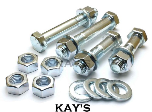 M12 PART THREADED BOLTS + FULL NUTS + WASHERS HIGH TENSILE 8.8 ZINC PLATED HEX - 第 1/4 張圖片
