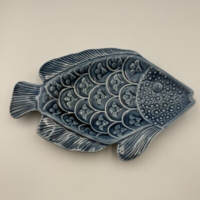 Ocean Blue Bass 11   Dish Vintage 