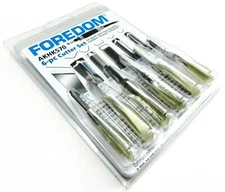 Foredom Cutter Set 6 Piece Set #4 AKH570 Chisels for H.50 & 50c Chisel Handpeice