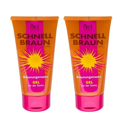 Joveka/Schnellbraun Gel 2x150ml/Solariumkosmetik/Bräunungslotion
