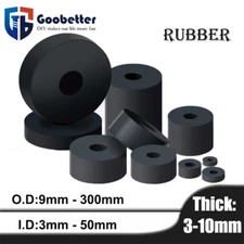 Round Rubber Spacer Anti Vibration Isolation Pads Isolator Bushing Spacer Washer
