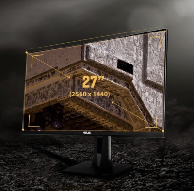 ASUS TUF Gaming “27 2K HDR Gaming Monitor (VG27AQ) - QHD (2560 x