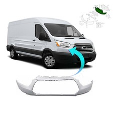 FORD TRANSIT MK8 FRONT BUMPER UPPER 2014 - 2018 GRILLE SUPPORT PANEL PRIMED NEW