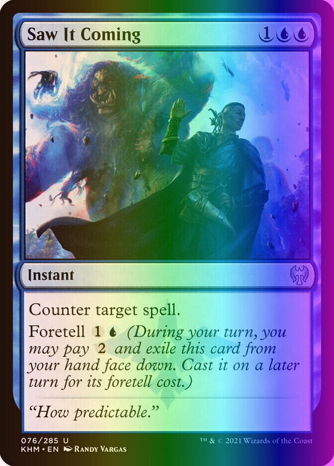 MTG Magic the Gathering Saw It Coming (76/551) Kaldheim LP