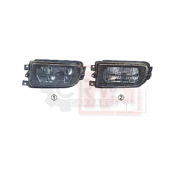 Nebelscheinwerfer Nebellicht Nsw Links H7 FüR BMW 5Er E39 Z3 Roadster E36-image