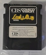 Lady Bug CBS ColecoVision Spiel nur Cartridge PAL getestet funktioniert original