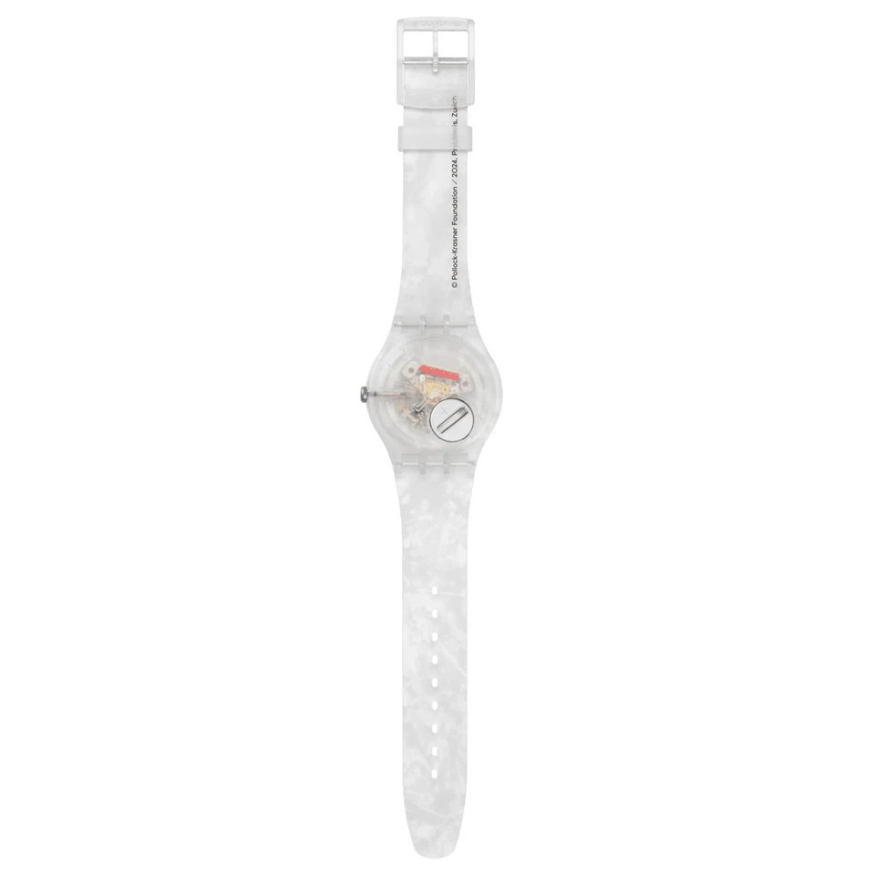 swatch x GUGGENHEIM POLLOCK'S ALCHEMY SUOZ366 Quartz 41mm for sale