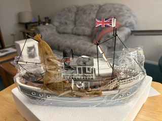 Dept Dept 56 Dudley Docker 58353 Fishing Ship Dickens Village Series Retired ‘99