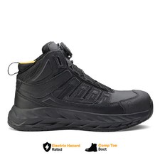 Pro Safety Mid 6" Composite Toe Work Boot – Black (by Chinook® Footwear)