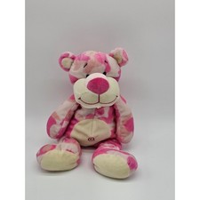 Animal Alley Pink Camo Plush Bear Stuffed Animal Toy Kids Gift