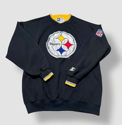 #ad #ad Vintage Starter Pro Line Pittsburgh Steelers NFL Sweatshirt Size XL 90’s $49.95