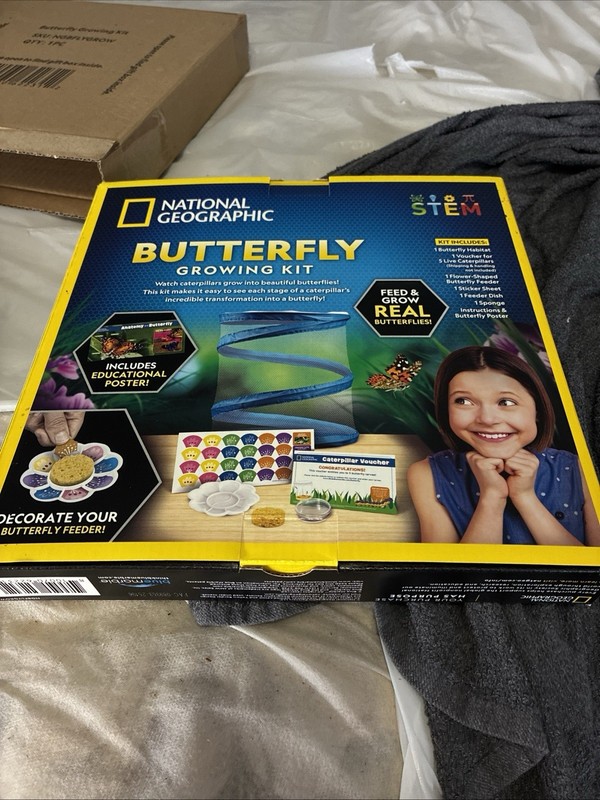 National Geographic Butterfly Growing Kit STEM Educational Toy 2023
