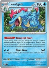 Feraligatr - 041/162 - Holo Rare - Near Mint