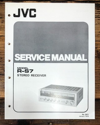 JVC R-S7 Receiver Service Manual *Original*