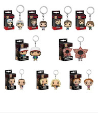 FUNKO Pocket Stranger Things Keychain Figures 13 Styles w/ Box
