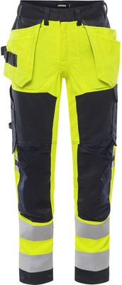 FRISTADS 129520-171 Flamestat High Vis Stretch-Handwerkerhose, Kl.2 2167 ATHF  G