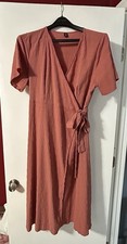 Women’s SHEIN Wrap Around Mauve Maxi Dress