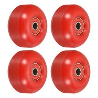 4Pack 52Mm Skateboard RäDer Mit Lager StraßEnräDer 95A Rot