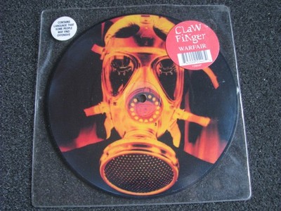 Clawfinger-Warfair 7'' Vinyl-1994 UK-East West Records-YZ804P-Picture Disk