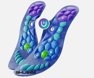Akusoli | Magnetic Acupressure Shoe Insoles for Pain, Feet Fatigue Relief UK