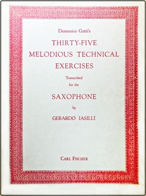 Dominico Gatti's Thirty-Five Melodious Technical Exercises for Saxophone (mint)