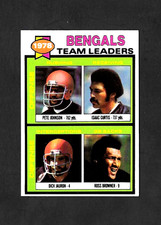 1979 TOPPS FOOTBALL SET-BREAK # 94 BENGALS TEAM LEADERS PETE JOHNSON EX-MT