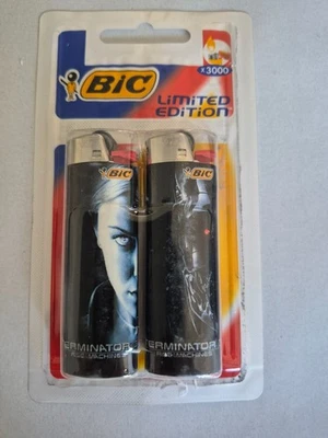 TERMINATOR T3 - LOT 2 BRIQUETS POUR COLLECTION - LIMITED COLLECTION 2003 - BIC - Photo 1/2