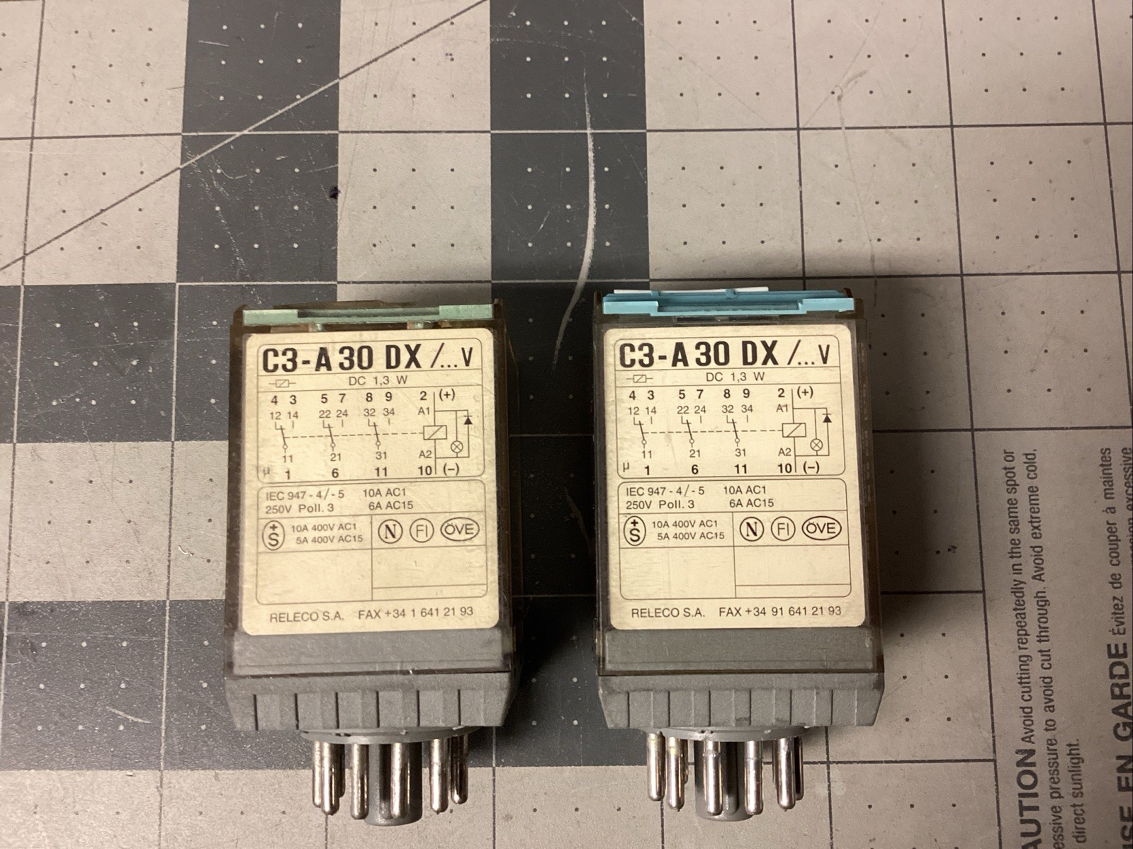 Lot Of 2 - Comat Releco C3-A30DX (LPW117S)
