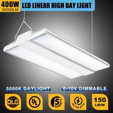400W LED Linear High Bay Light 60000LM Commercial Shop Lighting Fixtures 5000K