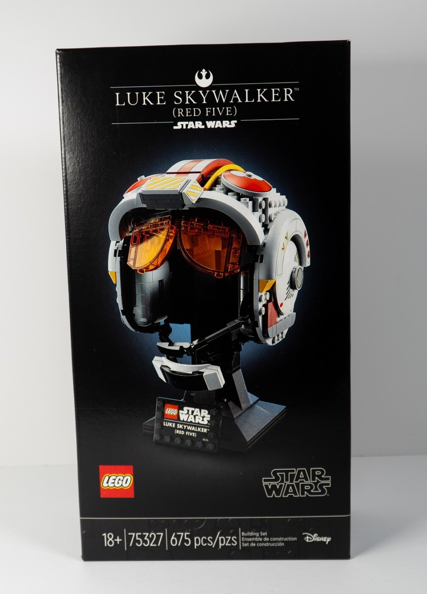 LEGO Star Wars Luke Skywalker Red Five Helmet (75327) Retired. New