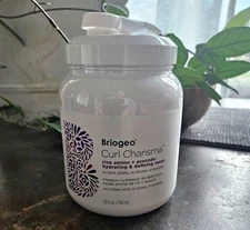 Briogeo 32 oz Curl Charisma Rice Amino Avocado Hydrating & Defining Mask W/Pump
