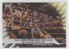 2021 Topps WWE Women's Division Rainbow Foil Toni Storm Ember Moon #96 1g9