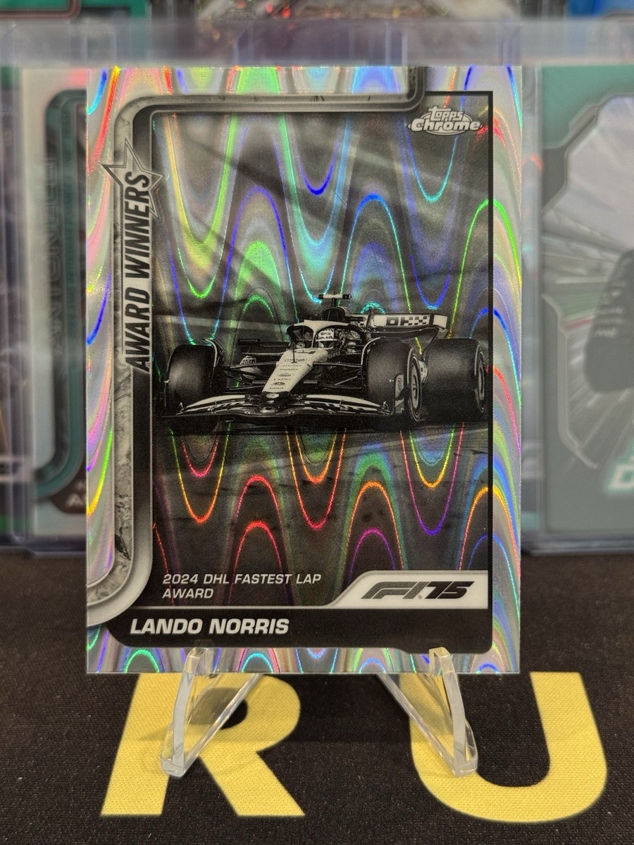 2025 Topps Chrome F1 F 1 B&W Ray Wave Award Winners #147 Lando