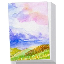 60 Sheets Watercolor Paper, 5 x 7 Inch Cold Press 300GSM/ 140LB Water Color