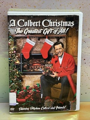 A Steven Colbert Christmas Greatest Gift Of All! Dvd Special Holiday Late Show