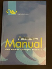 Publication Manual of the American Psychologi...