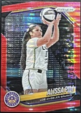 2025 Panini Prizm WNBA Alissa Pili Red Pulsar #78 Sparks 84/299