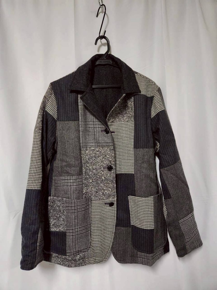 Needles Reversible Patchwork Jacket S Black - image 1