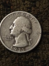 1935 Washington Quarter No Mint Mark W/Errors