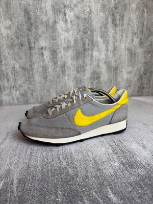 NIKE LDV VNTG WAFFLE 1000Suede Mesh Silver x Tour Yellow 2008 VNTG RARE UK9.5